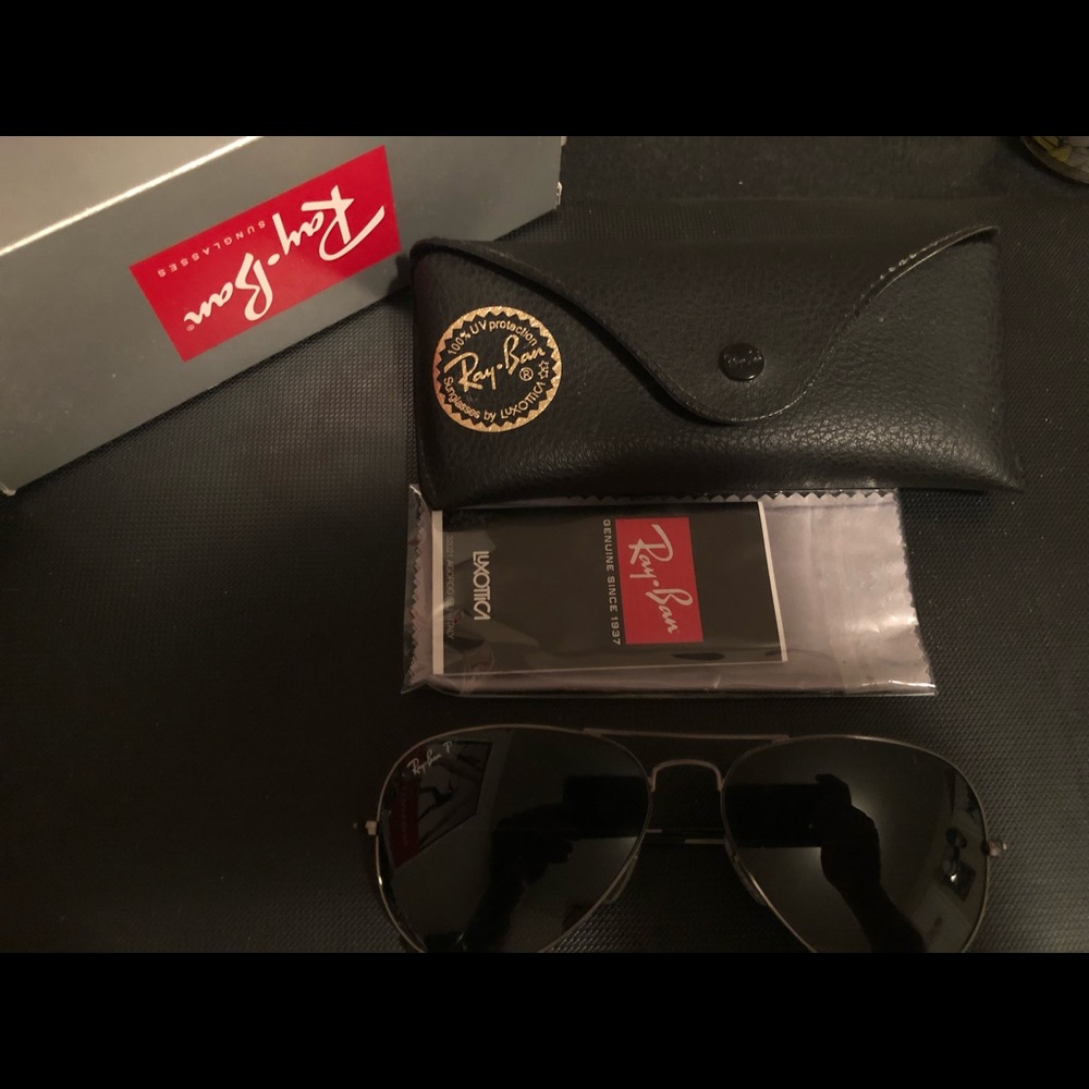 Ray Ban Aviator Flash Lenses (Black)